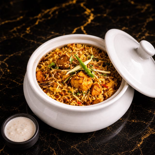 Chicken Dum Biryani.
