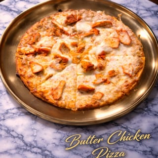 Butter chicken  Pizza